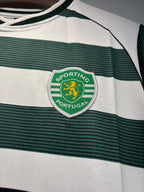 RONALDO SPORTING 2001-03 HOME EMBROIDERY