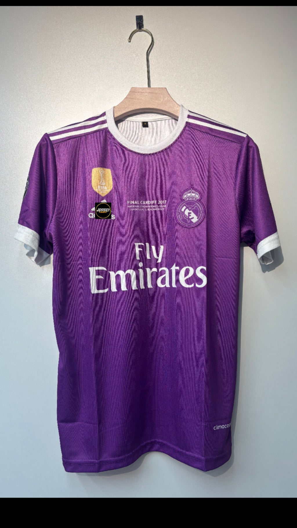 RONALDO REAL MADRID 2016/17 AWAY EMBROIDERY