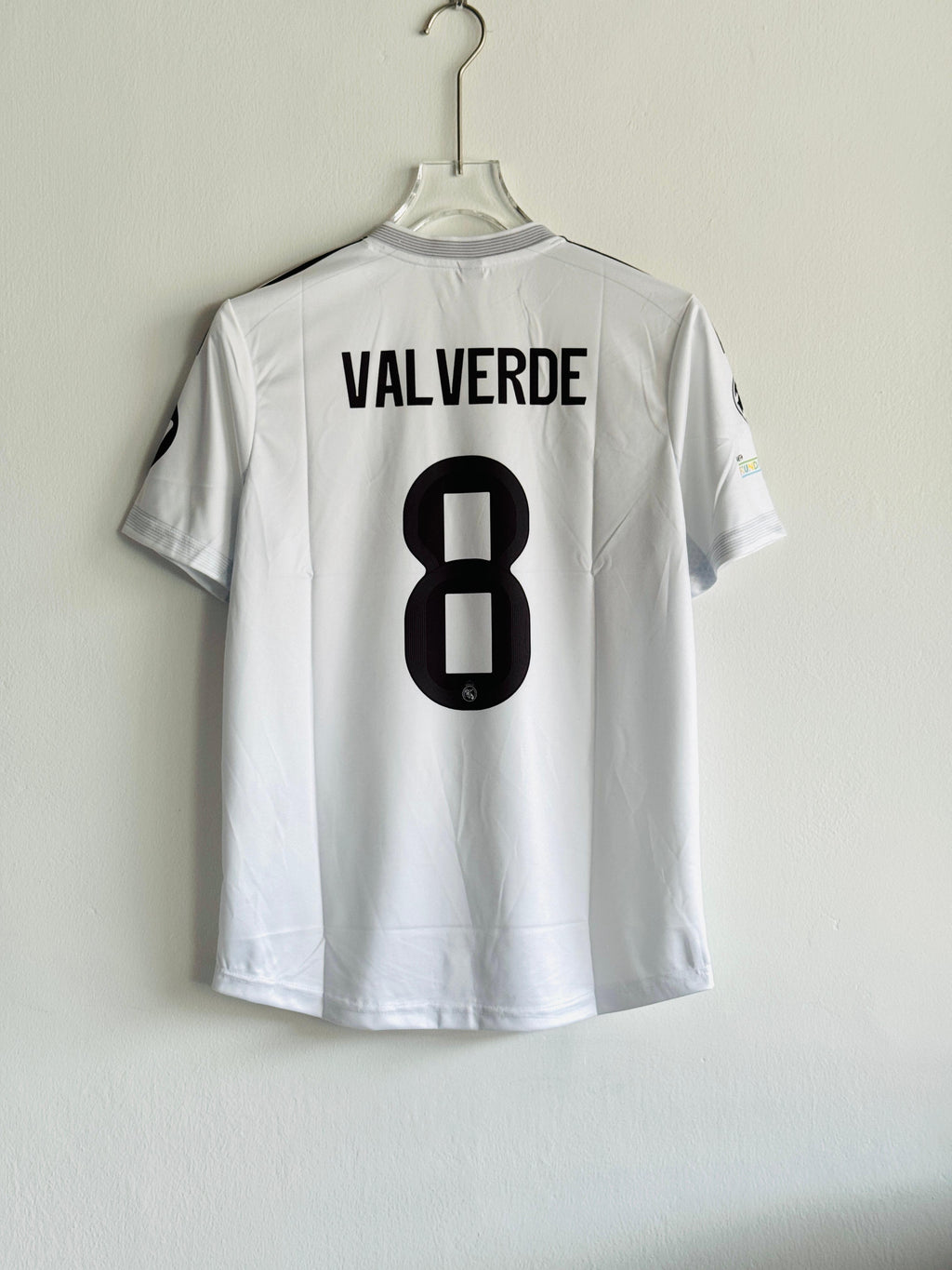 VALVERDE REAL MADRID 2025-26 HOME KIT EMBROIDERY