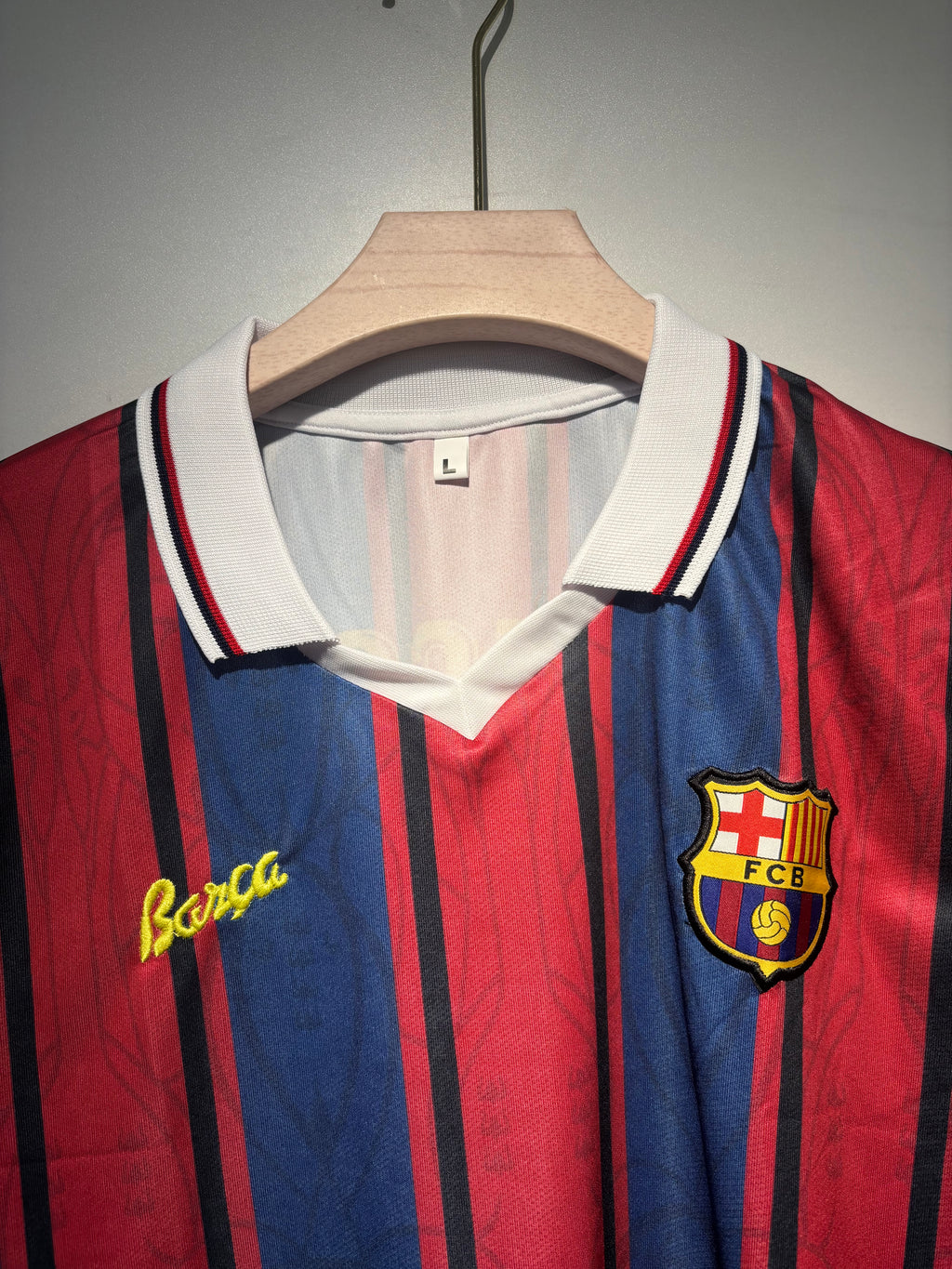 MESSI BARCELONA 125 th ANNIVERSARY KIT POLO FIVE SLEEVE EMBROIDERY