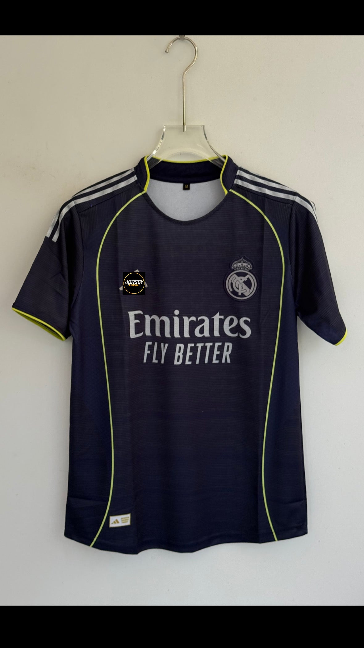 VINI JR REAL MADRID AWAY KIT EMBROIDERY