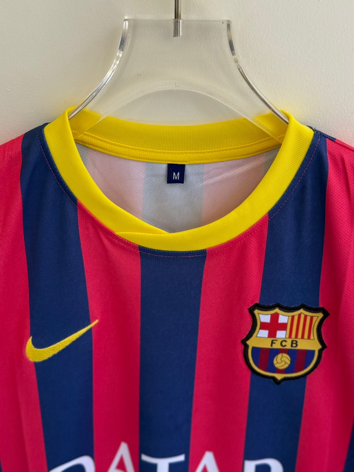 MESSI BARCELONA HOME 2013-14 EMBROIDERY