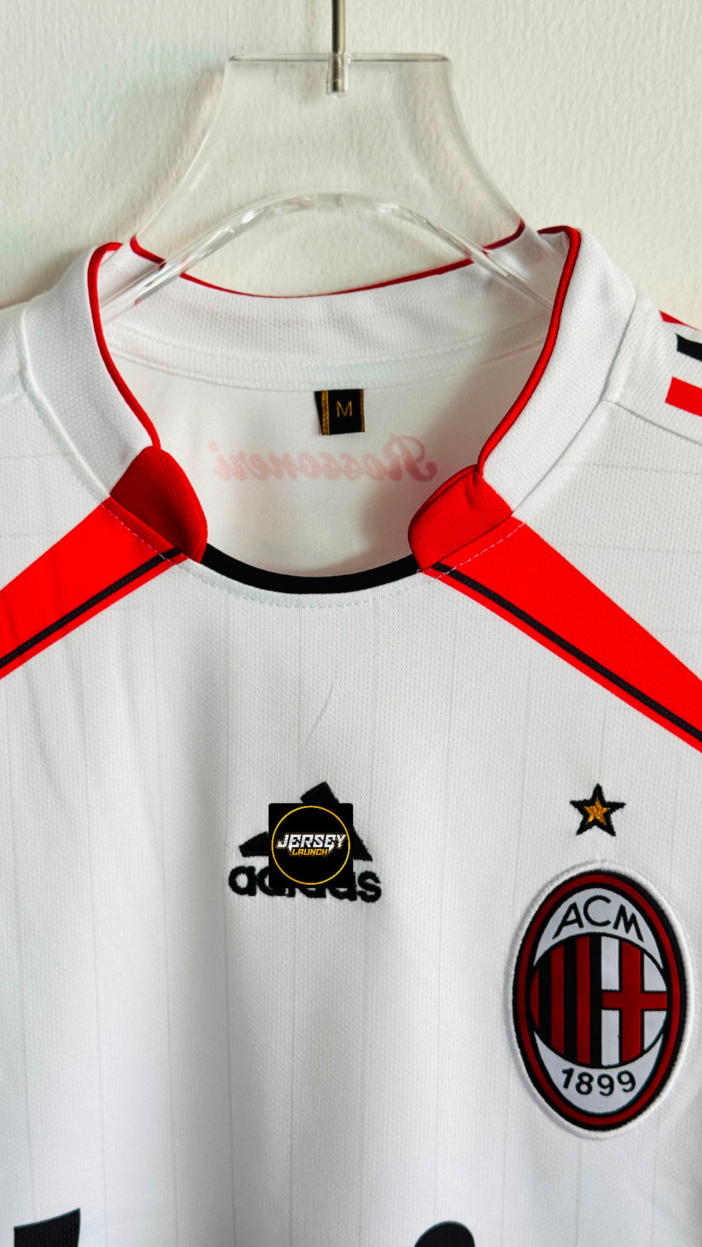 MALDINI AC MILAN 2006-07 HOME KIT EMBROIDERY