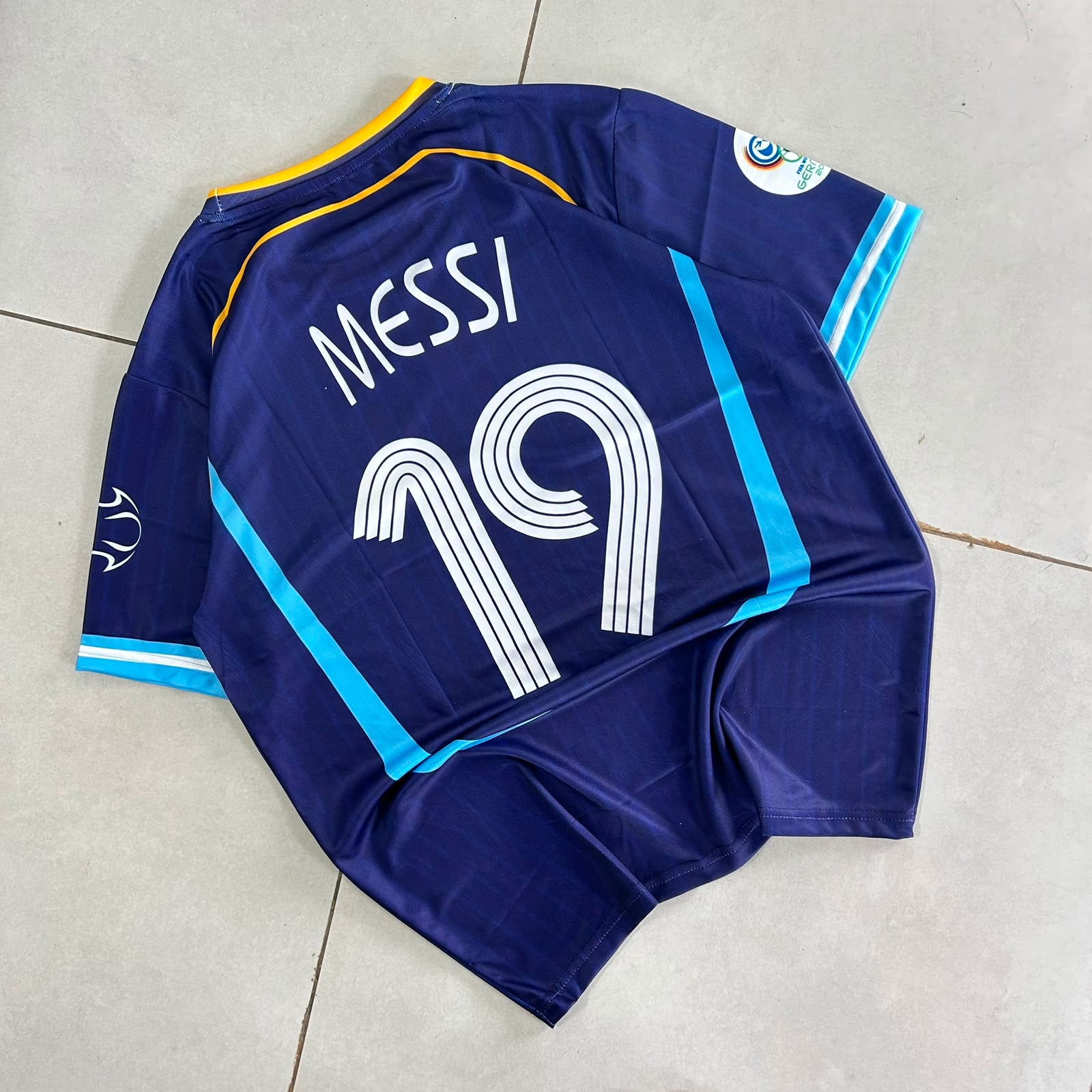 MESSI ARGENTINA 2006 WORLD CUP HOME EMBROIDERY