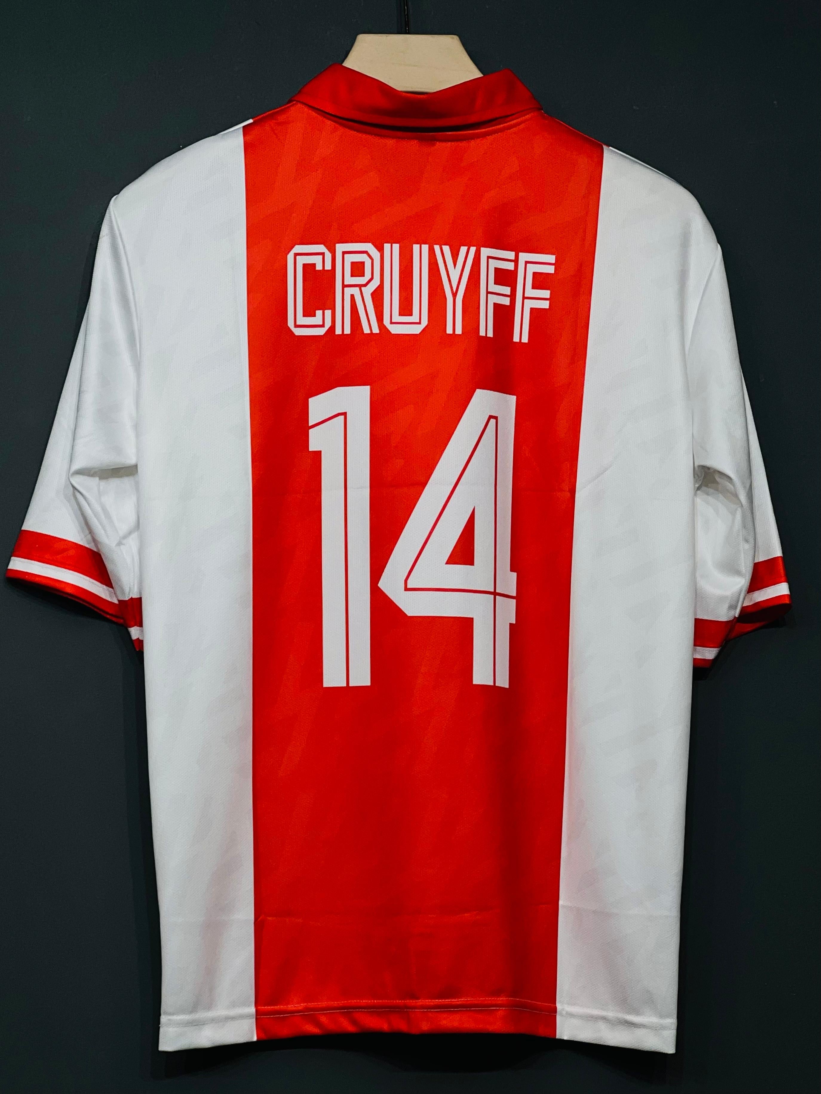CRUYFF AJAX HOME KIT POLO FIVE SLEEVE EMBROIDERY