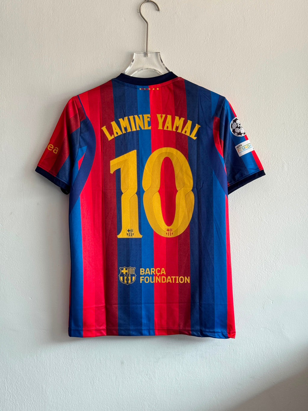 LAMIN YAMAL BARCELONA HOME 2026-27 HOME KIT EMBROIDERY