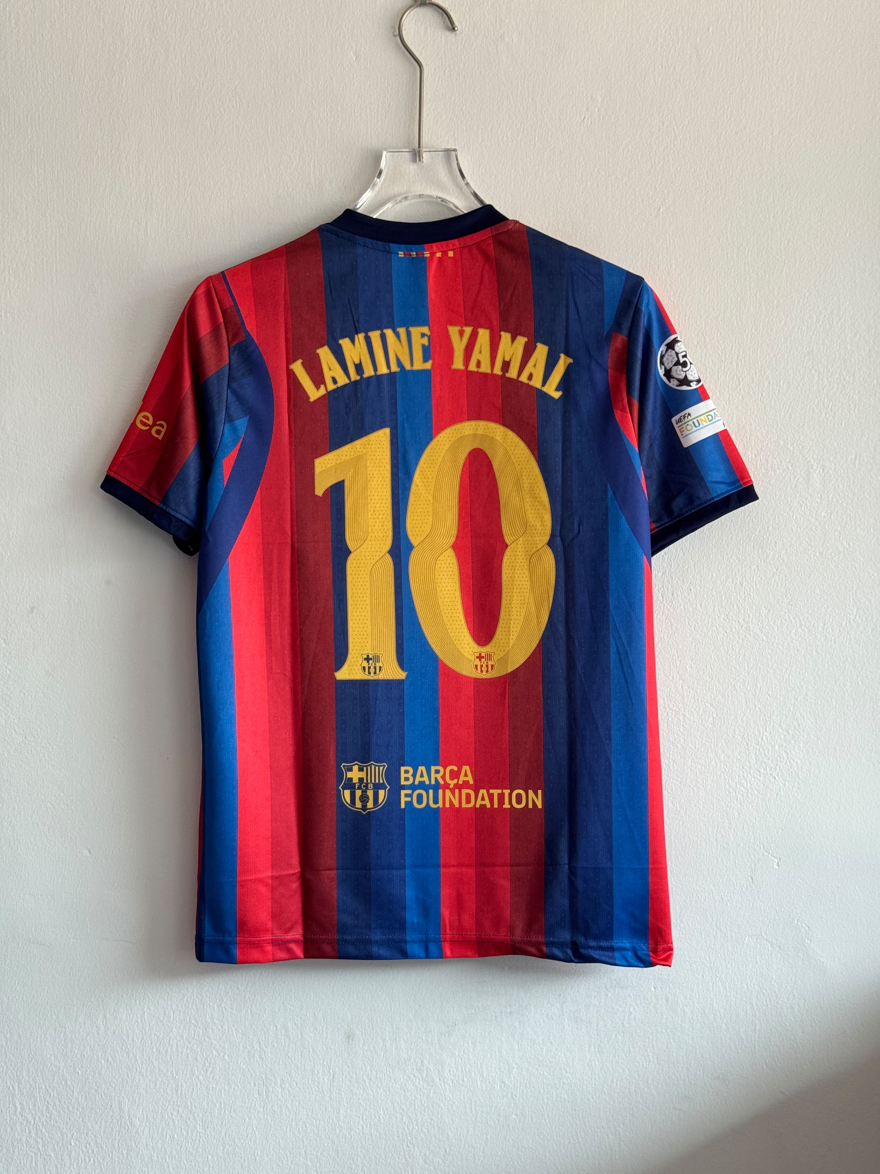 LAMIN YAMAL BARCELONA HOME 2026-27 HOME KIT EMBROIDERY