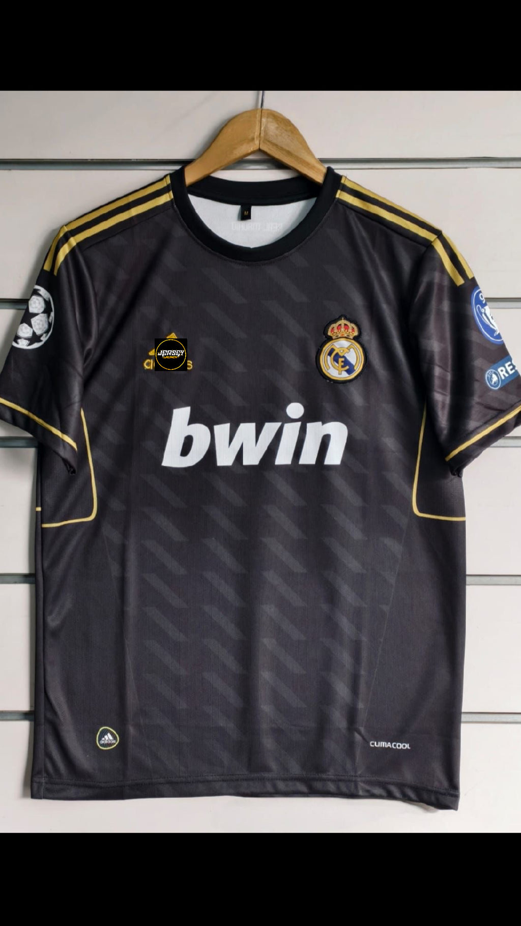 RONALDO REAL MADRID 2012 AWAY KIT EMBROIDERY