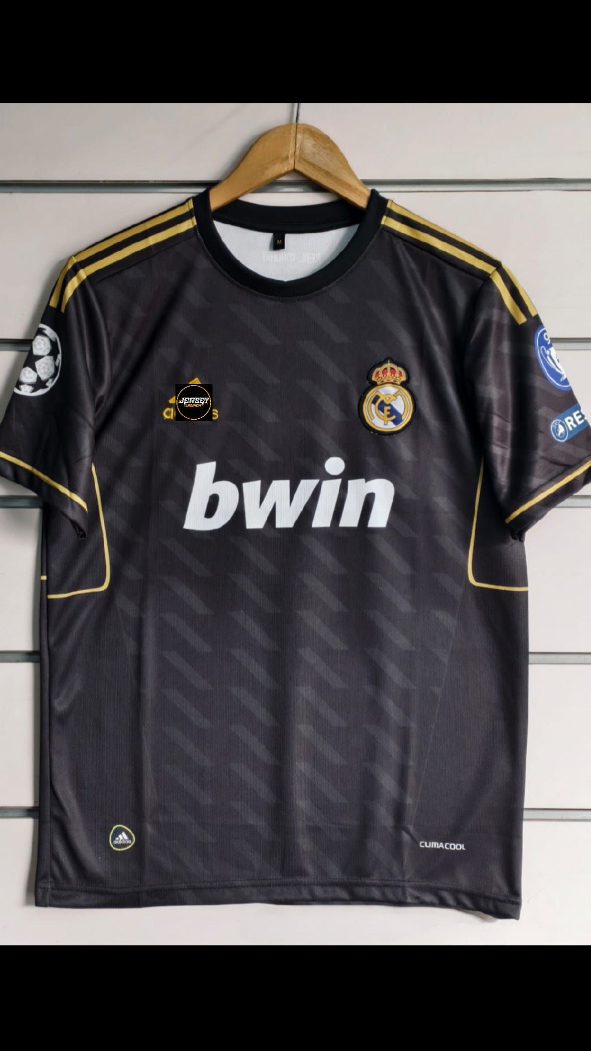 RONALDO REAL MADRID 2012 AWAY KIT EMBROIDERY