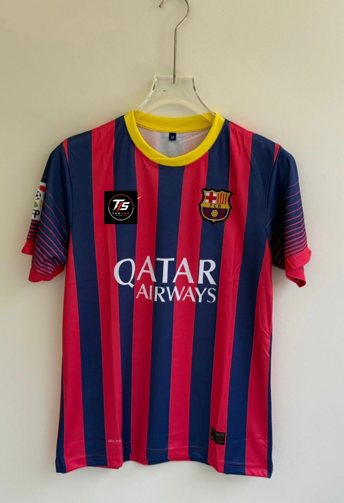 MESSI BARCELONA HOME 2013-14 EMBROIDERY