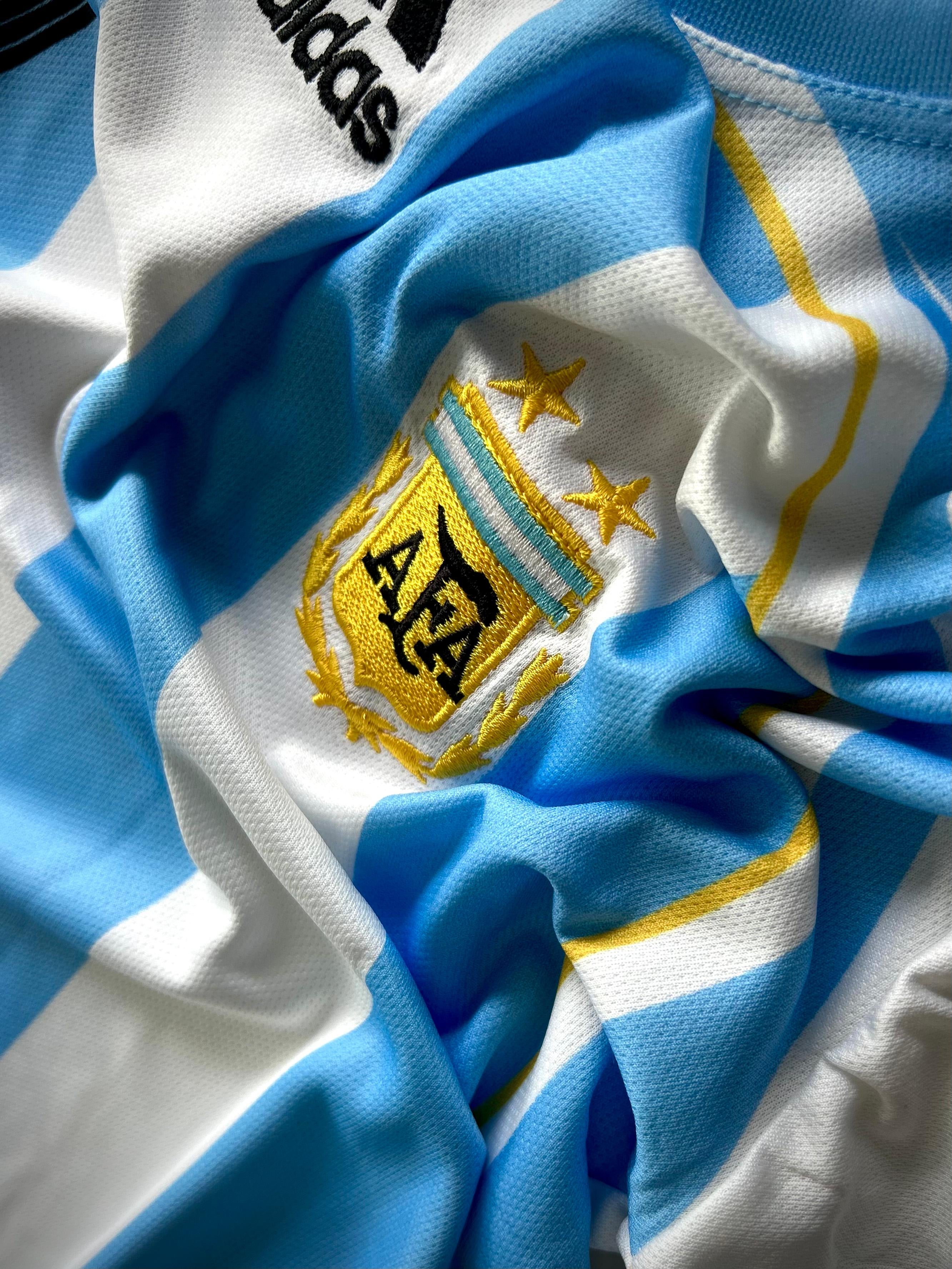 MESSI ARGENTINA 2006 HOME KIT EMBROIDERY