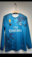 RONALDO REAL MADRID 2017-18 THIRD KIT FULL SLEEVE EMBROIDERY