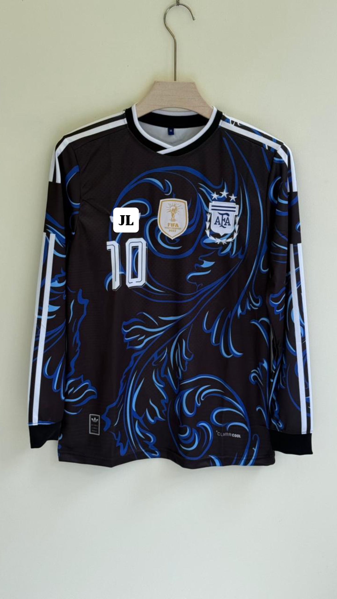 MESSI ARGENTINA AWAY KIT FULL SLEEVE EMBROIDERY 2026 WORLD CUP