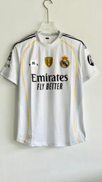 VALVERDE REAL MADRID 2025-26 HOME KIT EMBROIDERY