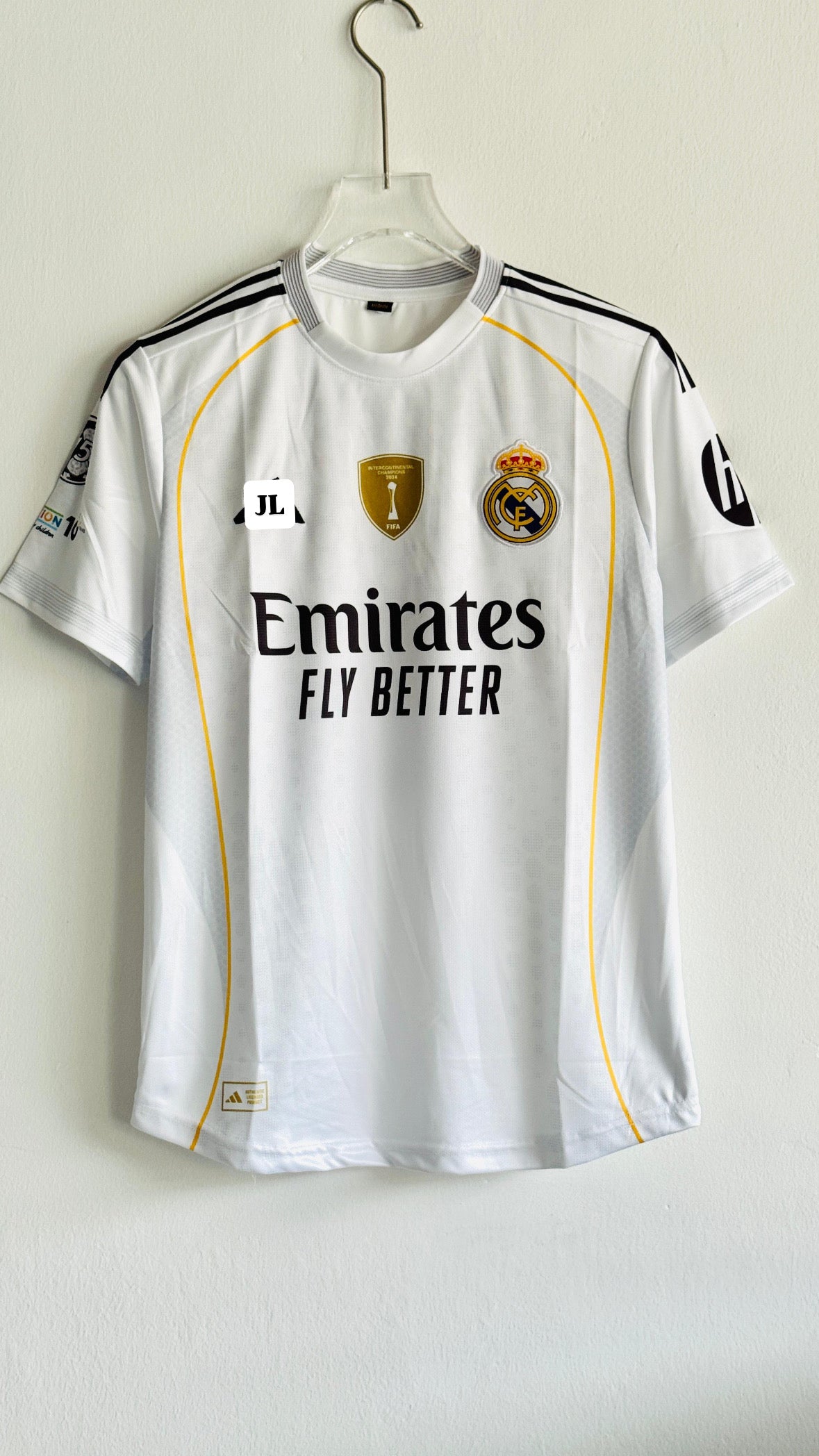 VALVERDE REAL MADRID 2025-26 HOME KIT EMBROIDERY