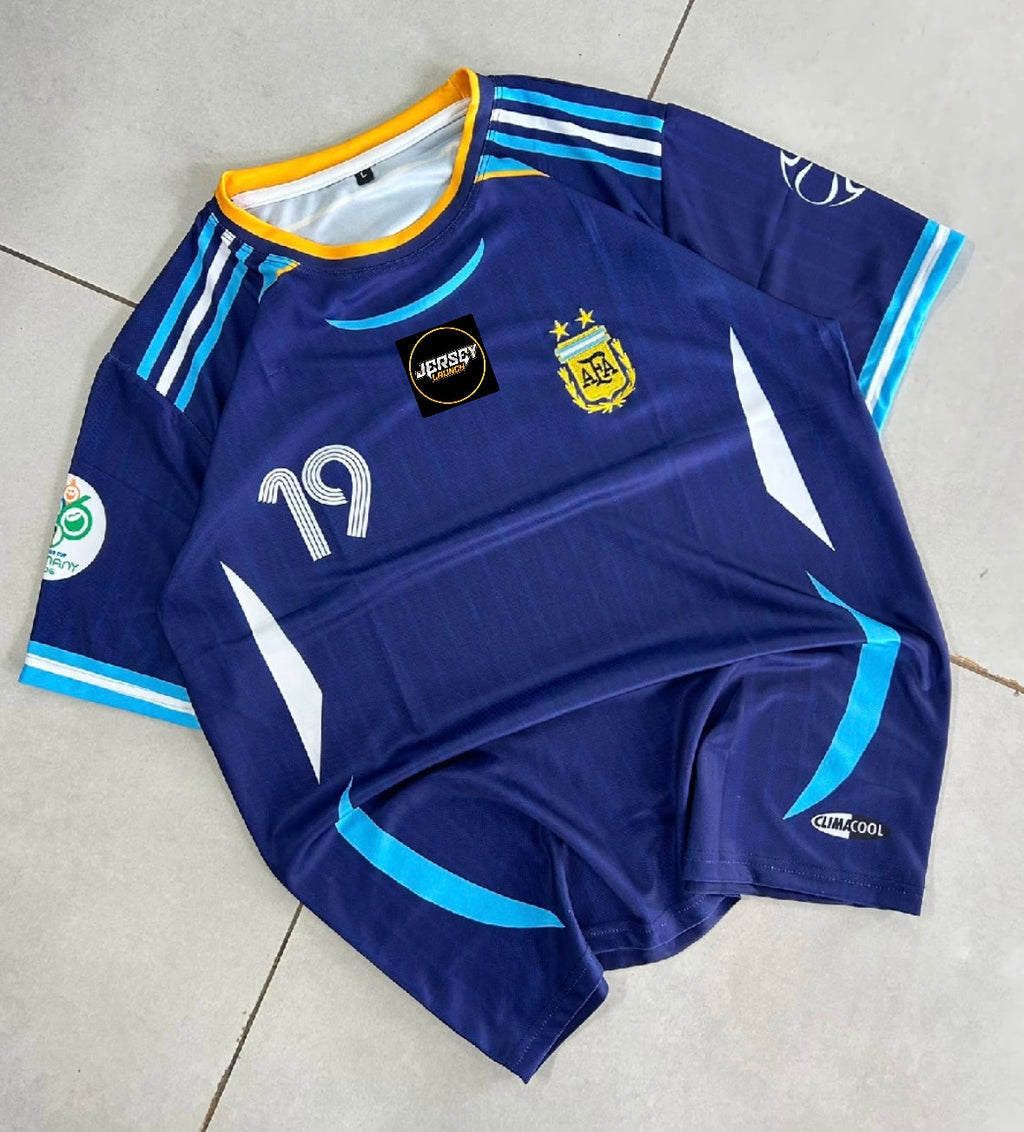 MESSI ARGENTINA 2006 WORLD CUP HOME EMBROIDERY