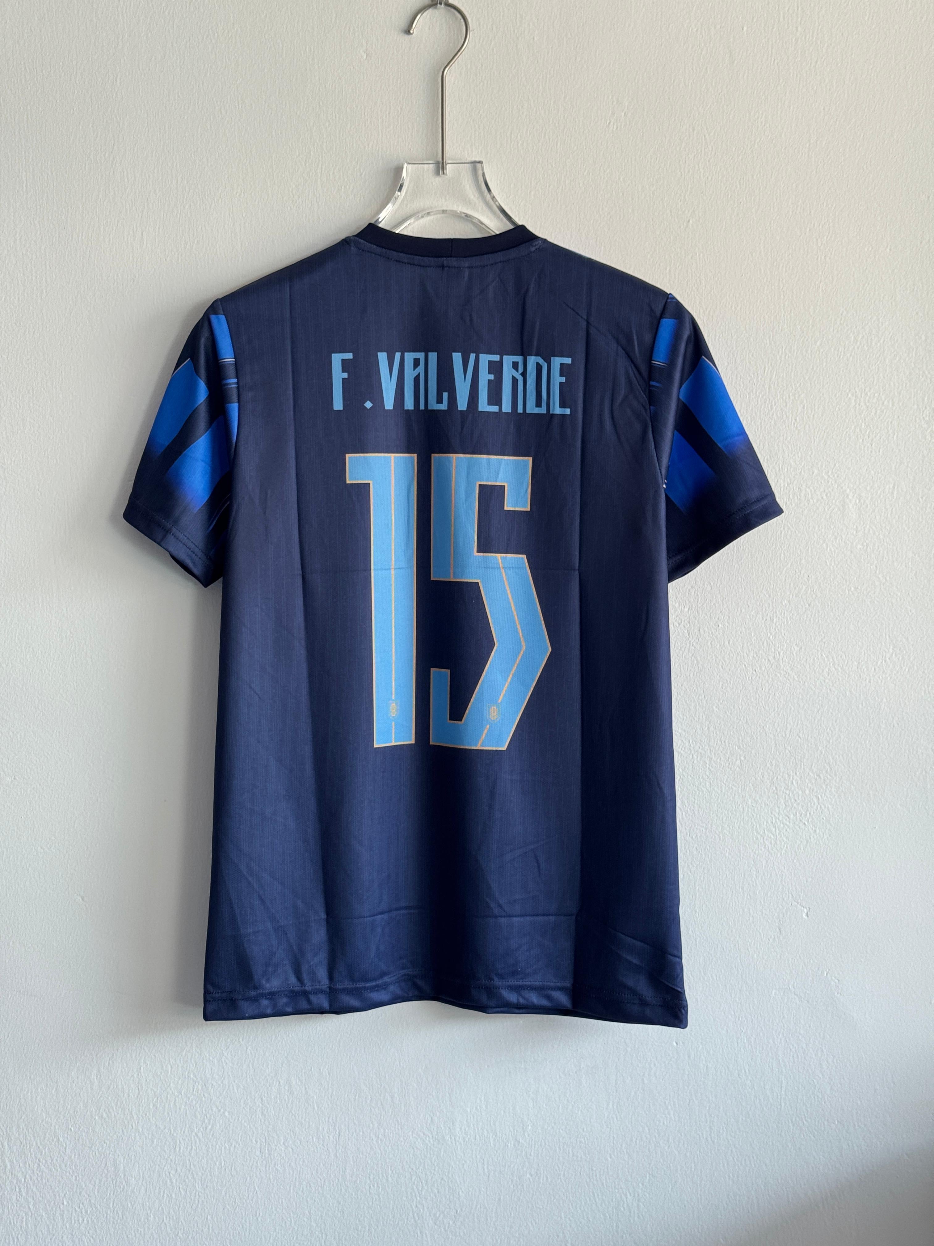 F.VALVERDE URUGUAY AWAY 2026 WORLD CUP EMBROIDERY
