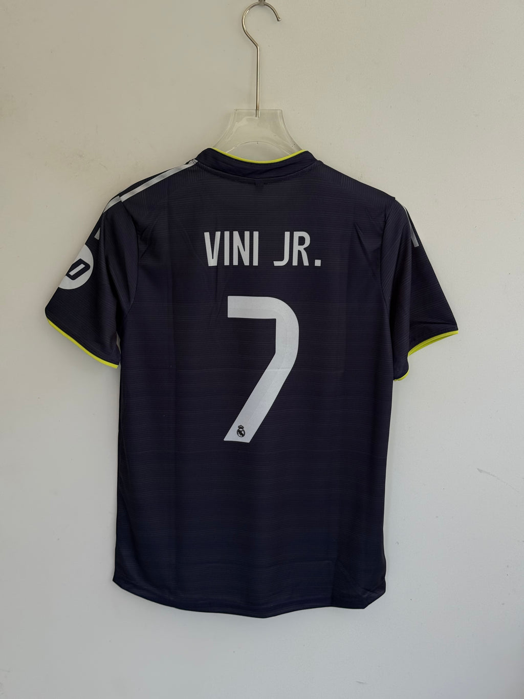 VINI JR REAL MADRID AWAY KIT EMBROIDERY