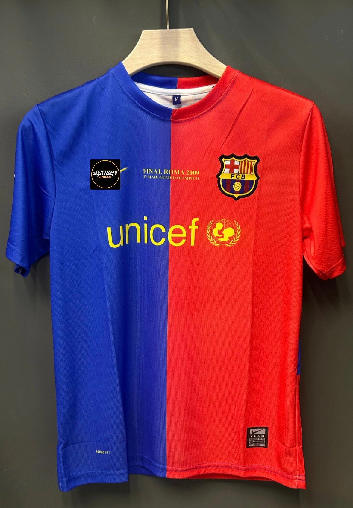 MESSI BARCELONA 2009 HOME KIT EMBROIDERY