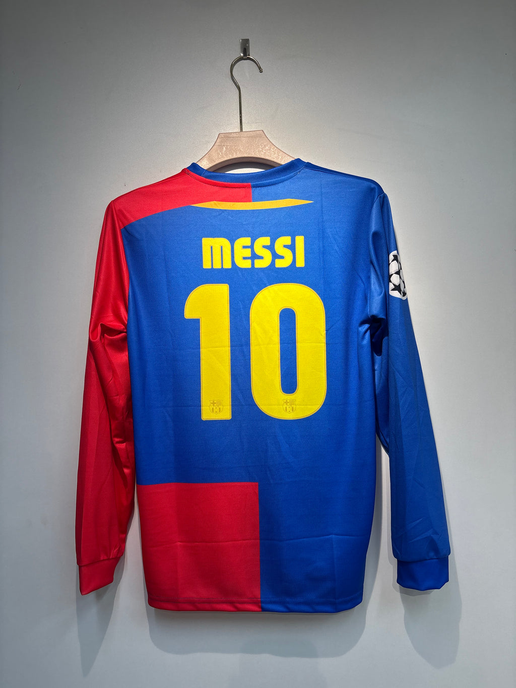 MESSI FC BARCELONA 2006 FULL SLEEVE EMBROIDERY
