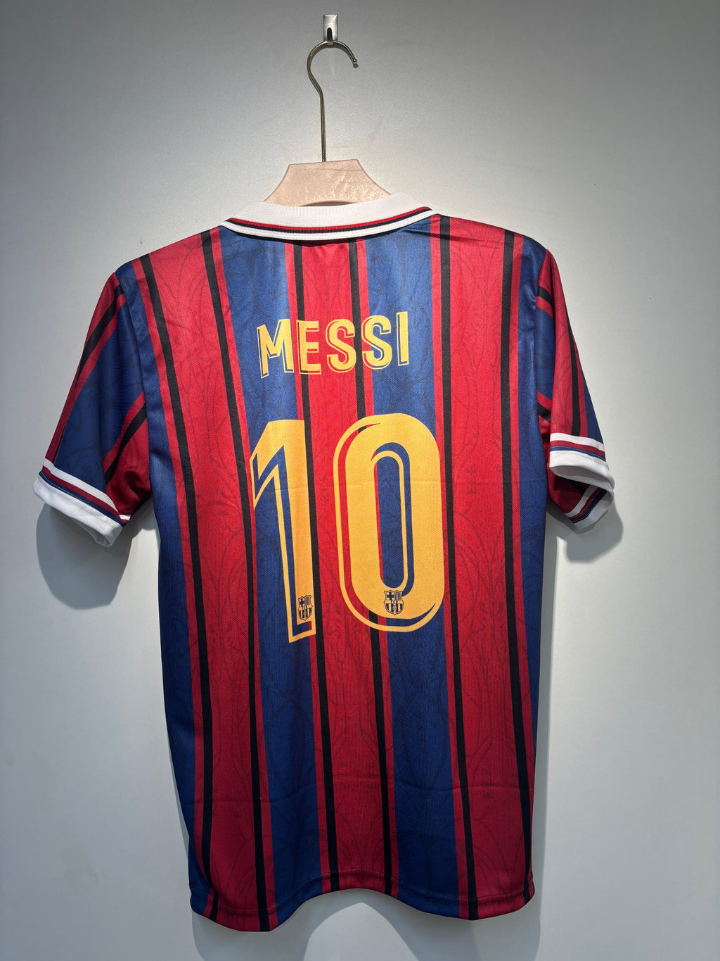 MESSI BARCELONA 125 th ANNIVERSARY KIT POLO FIVE SLEEVE EMBROIDERY