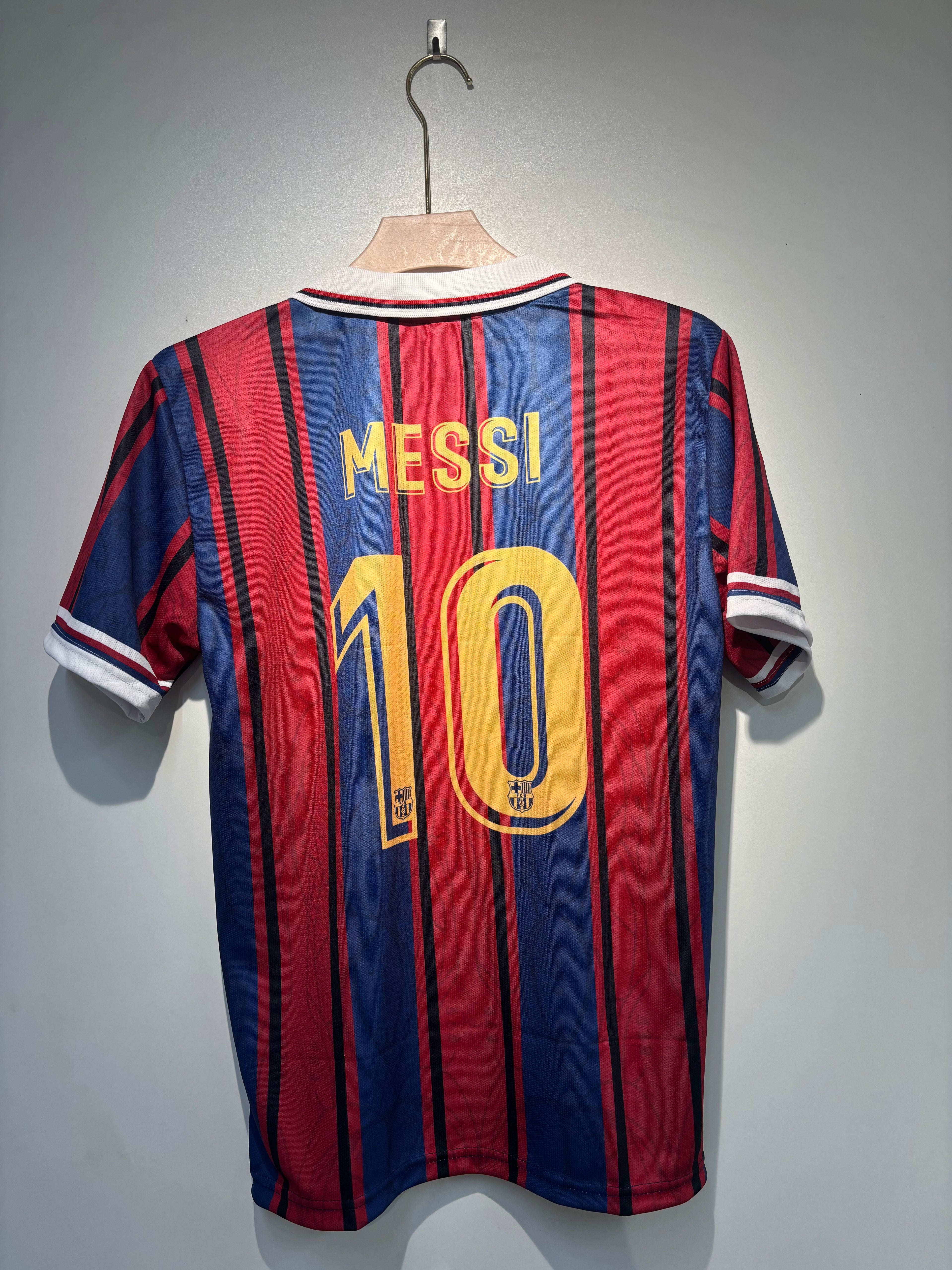 MESSI BARCELONA 125 th ANNIVERSARY KIT POLO FIVE SLEEVE EMBROIDERY