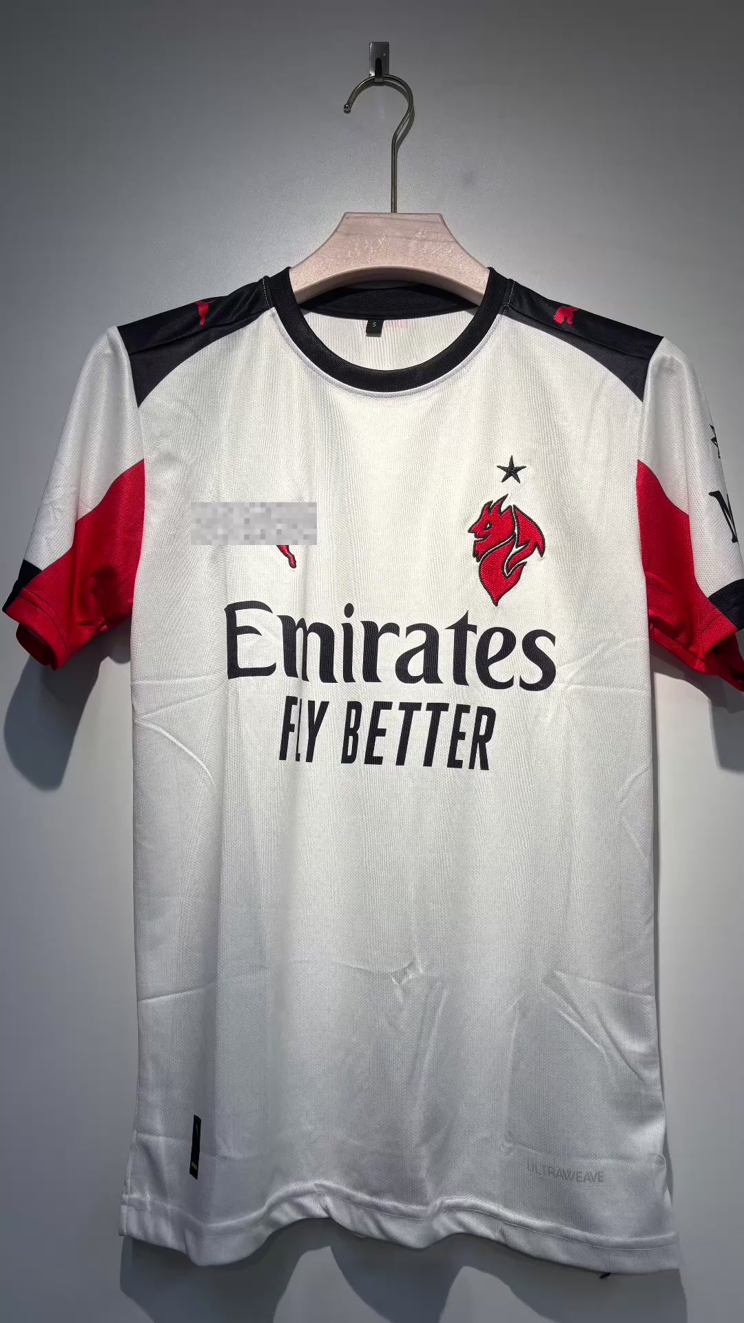 MODRIC AC MILAN 2025-26 AWAY KIT EMBROIDERY
